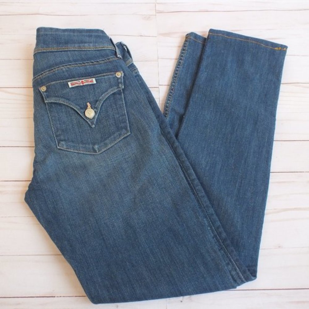 HUDSON‎ JEANS SKINNY SIZE 27 DOUBLE BUTTON FLY
